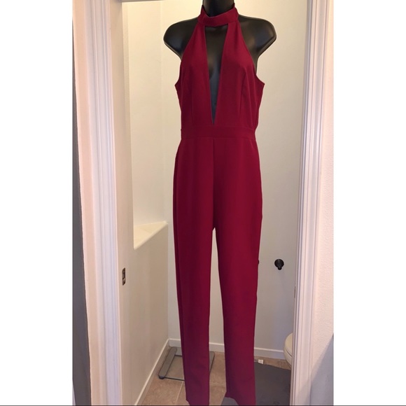 Charlotte Russe Pants - Maroon romper